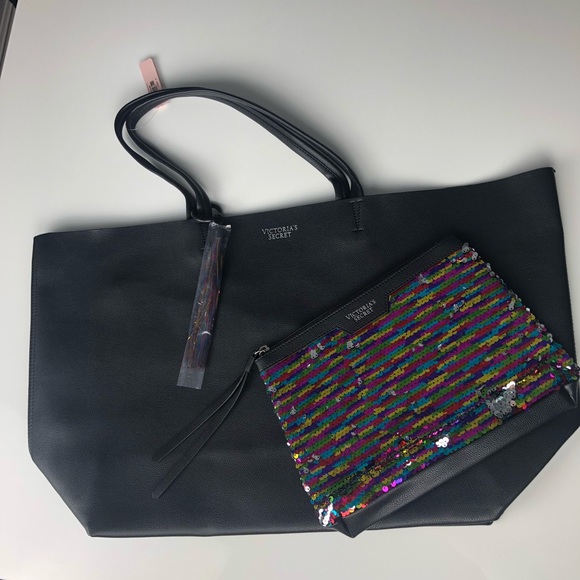 VS Limited Edition Extra Large Tote Bag &Pouch Set - Picture 4 of 5